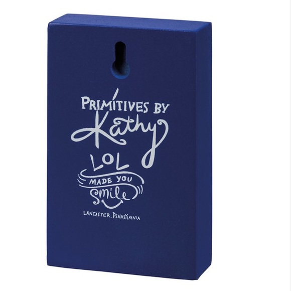 Politically Incorrect Motivational Sign Box Shelf Sitter Primitives by Kathy NWT - Picture 7 of 8